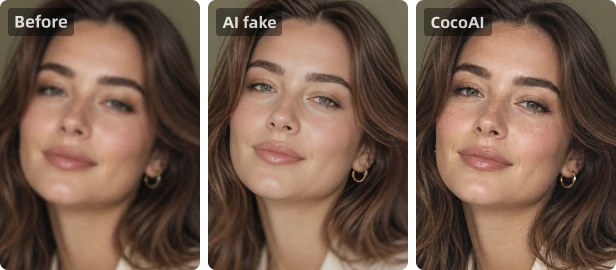 Natural clarity — no AI fake look